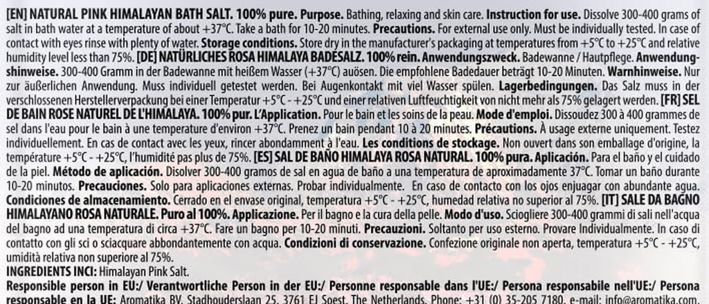 46 oz Himalayan Pink Crystal Salt – 100% Pure Natural Bath Salt for Relaxation & Sleep