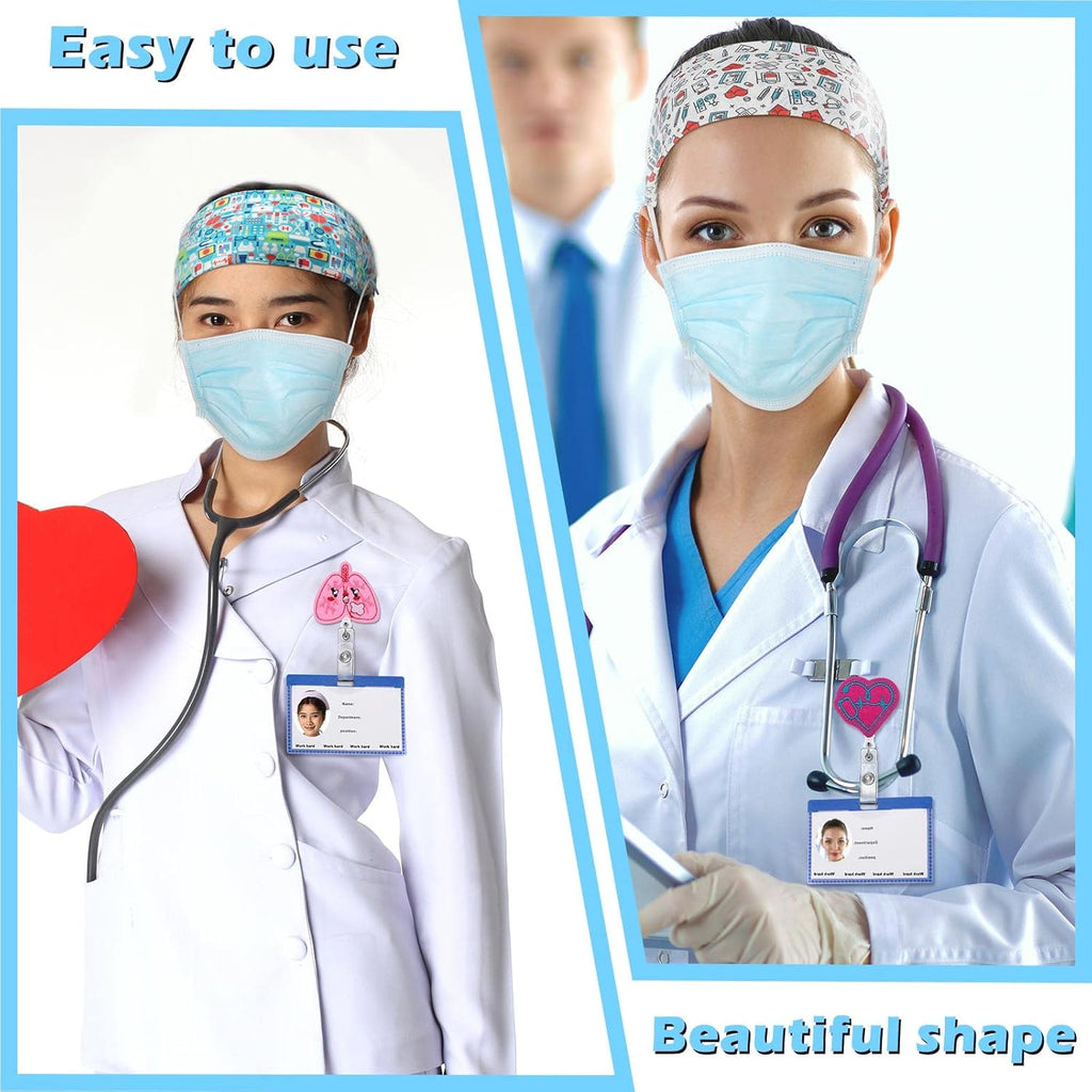 18-Piece Nurse Appreciation Gift Survival Kit – Appreciation Gifts for Women, Makeup Bags, Badge Reels & Headbands