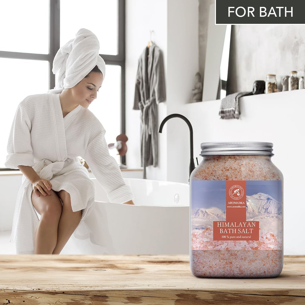 46 oz Himalayan Pink Crystal Salt – 100% Pure Natural Bath Salt for Relaxation & Sleep