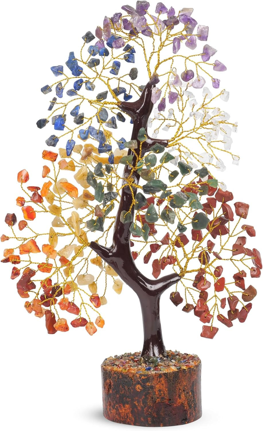7 Chakra Crystal Tree of Life – Healing Gemstone Decor, Housewarming & Birthday Gift for Women