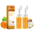 2-Pack Turmeric Face Wash with Exfoliating Brush – Gentle Deep Clean & Glow