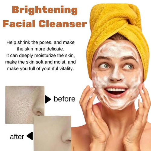 2-Pack Turmeric Face Wash with Exfoliating Brush – Gentle Deep Clean & Glow